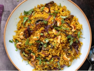 Chicken Mushroom Biryani